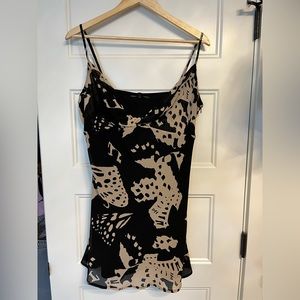 Dynamite black and beige dress